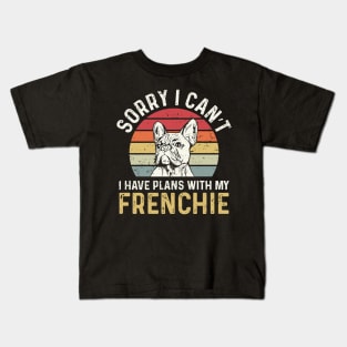 French Bulldog Design for a Frenchie Owner Kids T-Shirt